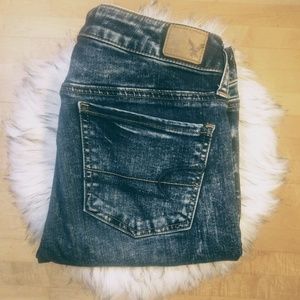 American Eagle Acid Wash Jegging | Sz 6 Long